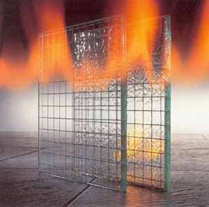 Fire rated glass
